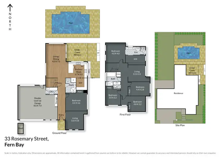 Floorplan of Homely house listing, 33 Rosemary Street, Fern Bay NSW 2295