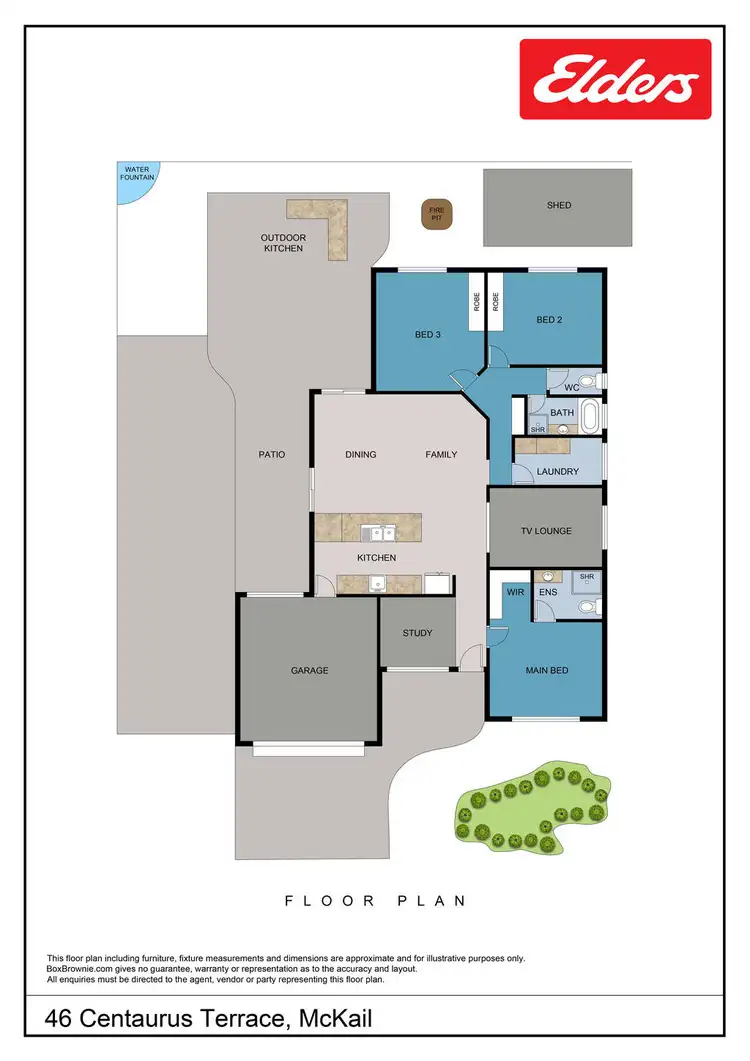 Floorplan of Homely house listing, 46 Centaurus Terrace, Mckail WA 6330