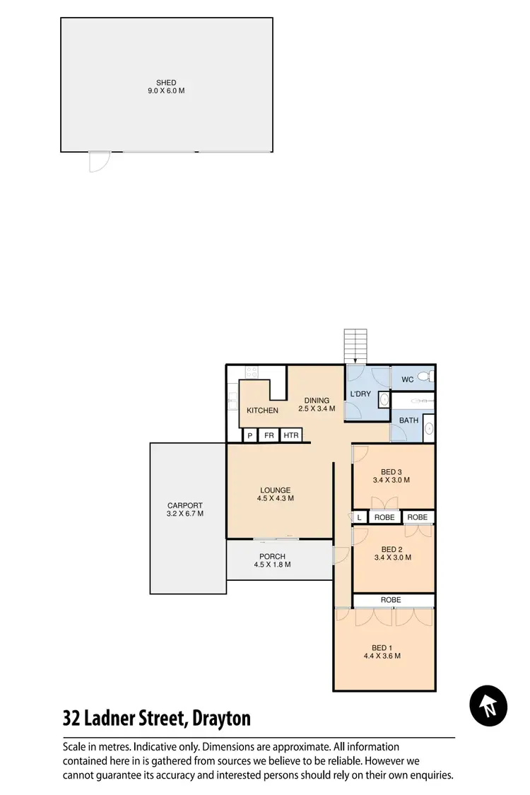 Floorplan of Homely house listing, 32 Ladner Street, Drayton QLD 4350