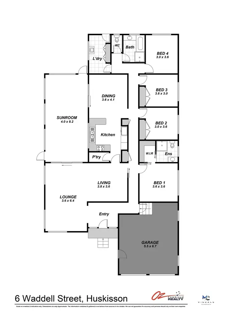 Floorplan of Homely house listing, 6 Waddell Street, Huskisson NSW 2540