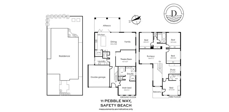 Floorplan of Homely house listing, 11 Pebble Way, Safety Beach VIC 3936