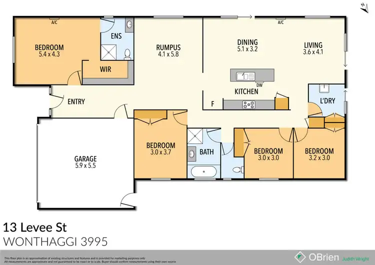 Floorplan of Homely house listing, 13 Levee Street, Wonthaggi VIC 3995