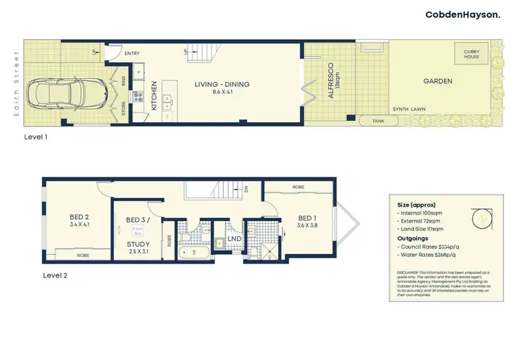 Floorplan of Homely house listing, 59 Edith Street, St Peters NSW 2044