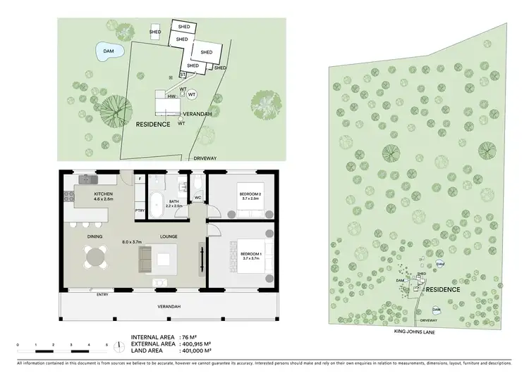 Floorplan of Homely rural property listing, 122 King Johns Lane, Mudgee NSW 2850