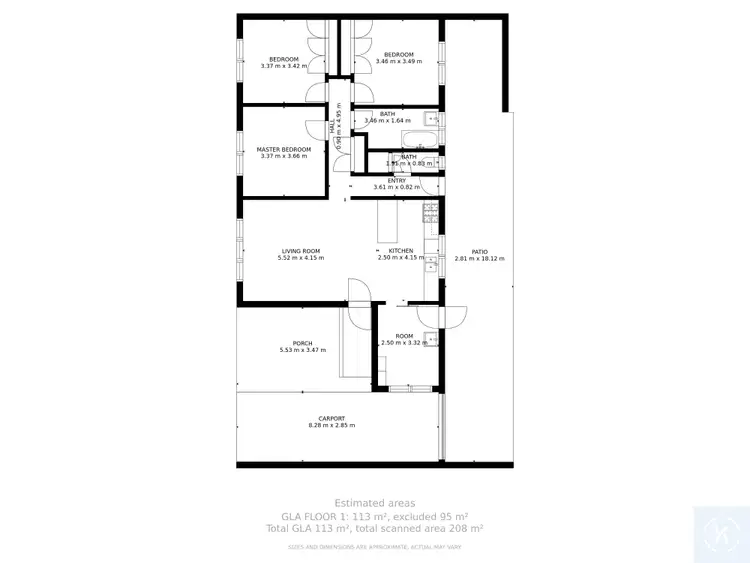 Floorplan of Homely house listing, 18 Kamarooka Street, Barooga NSW 3644