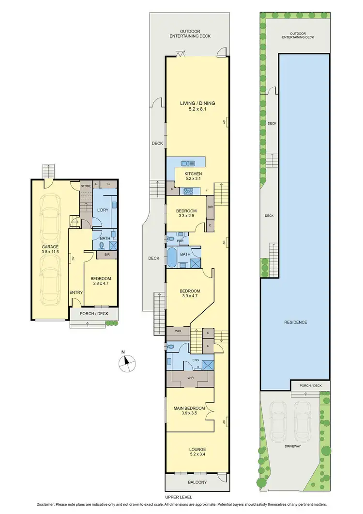 Floorplan of Homely townhouse listing, 30a Grosvenor Street, Niddrie VIC 3042