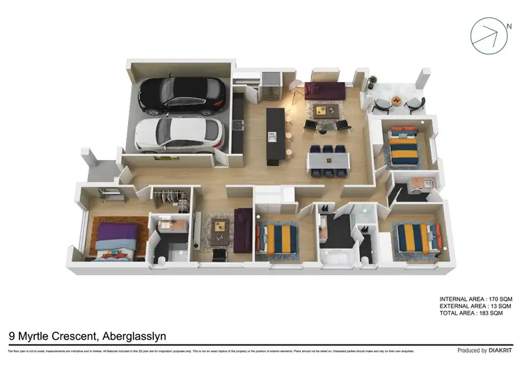 Floorplan of Homely house listing, 9 Myrtle Crescent, Aberglasslyn NSW 2320