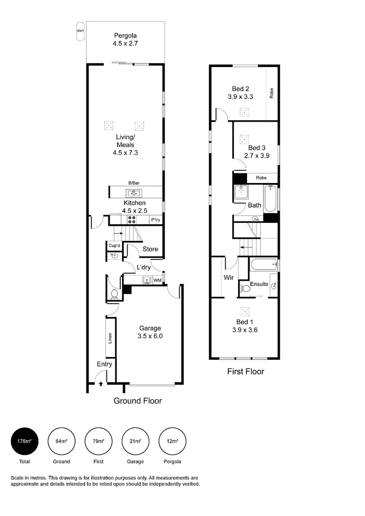 Floorplan of Homely house listing, 17C Cliff Avenue, Port Noarlunga South SA 5167
