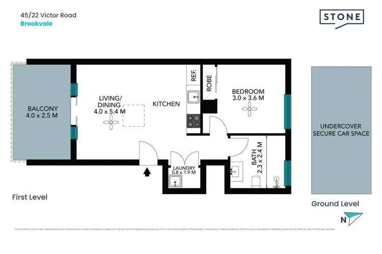 Floorplan of Homely apartment listing, 45/22 Victor Road, Brookvale NSW 2100