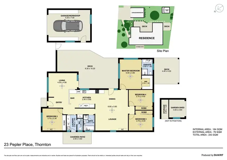 Floorplan of Homely house listing, 23 Pepler Place, Thornton NSW 2322
