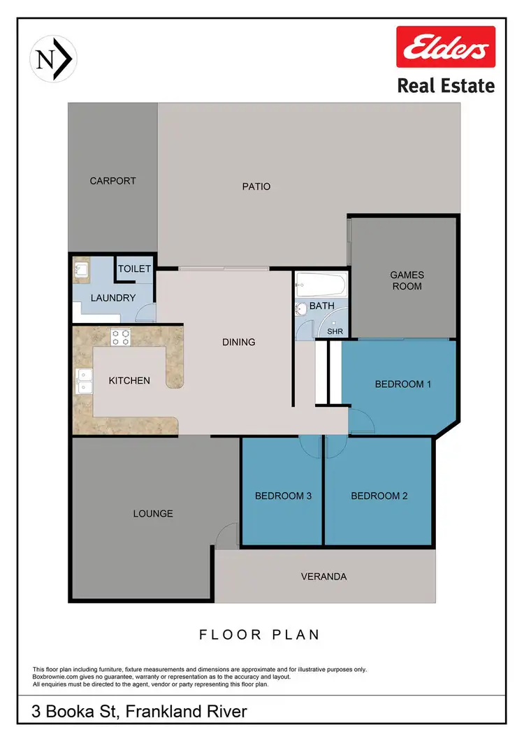 Floorplan of Homely house listing, 3 Booka Street, Frankland River WA 6396