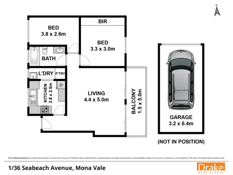 Floorplan of Homely apartment listing, 1/36 Seabeach Avenue, Mona Vale NSW 2103
