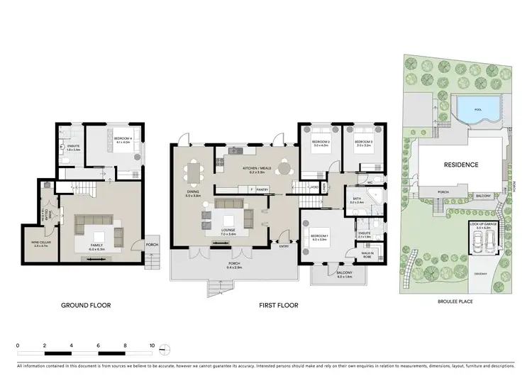 Floorplan of Homely house listing, 10 Broulee Place, Carlingford NSW 2118