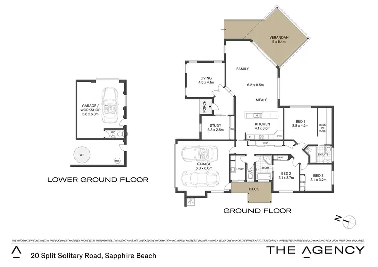 Floorplan of Homely house listing, 20 Split Solitary Road, Sapphire Beach NSW 2450