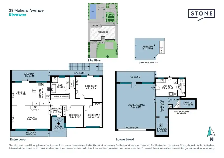 Floorplan of Homely house listing, 39 Mokera Avenue, Kirrawee NSW 2232