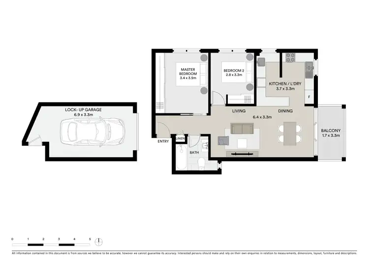 Floorplan of Homely unit listing, 3/8-10 St Andrews Place, Cronulla NSW 2230