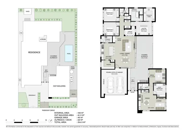 Floorplan of Homely house listing, 54 Parkway Drive, Mooloolaba QLD 4557