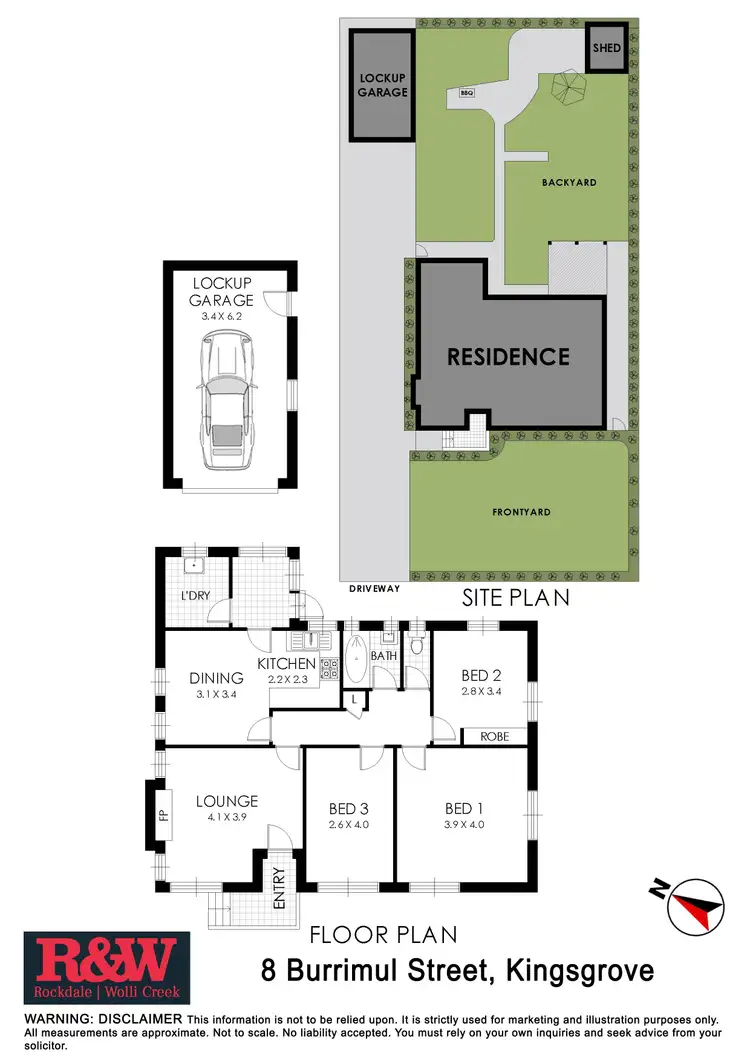 Floorplan of Homely house listing, 8 Burrimul Street, Kingsgrove NSW 2208