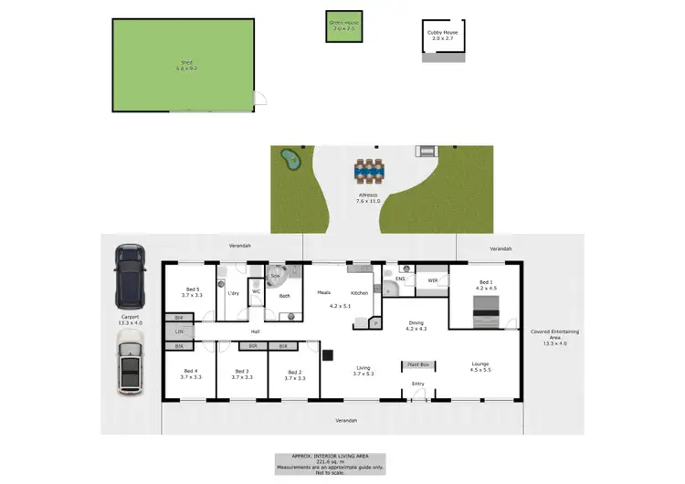 Floorplan of Homely house listing, 11 Greybox Court, Rutherglen VIC 3685