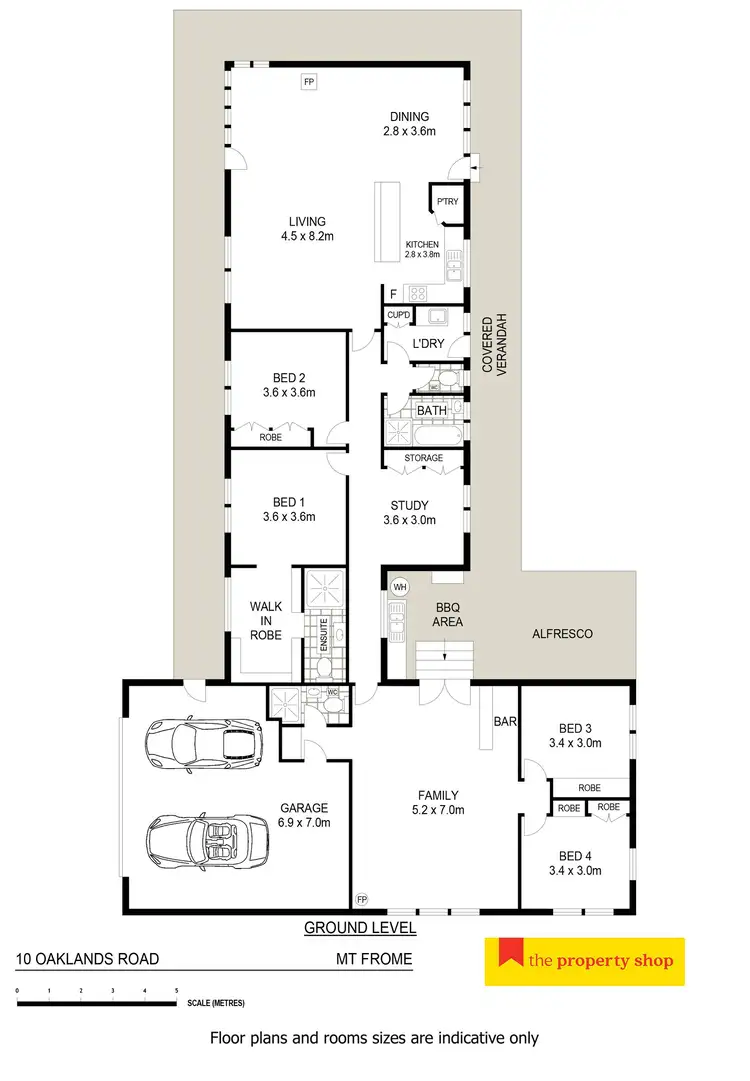 Floorplan of Homely rural property listing, 10 Oaklands Road, Mudgee NSW 2850