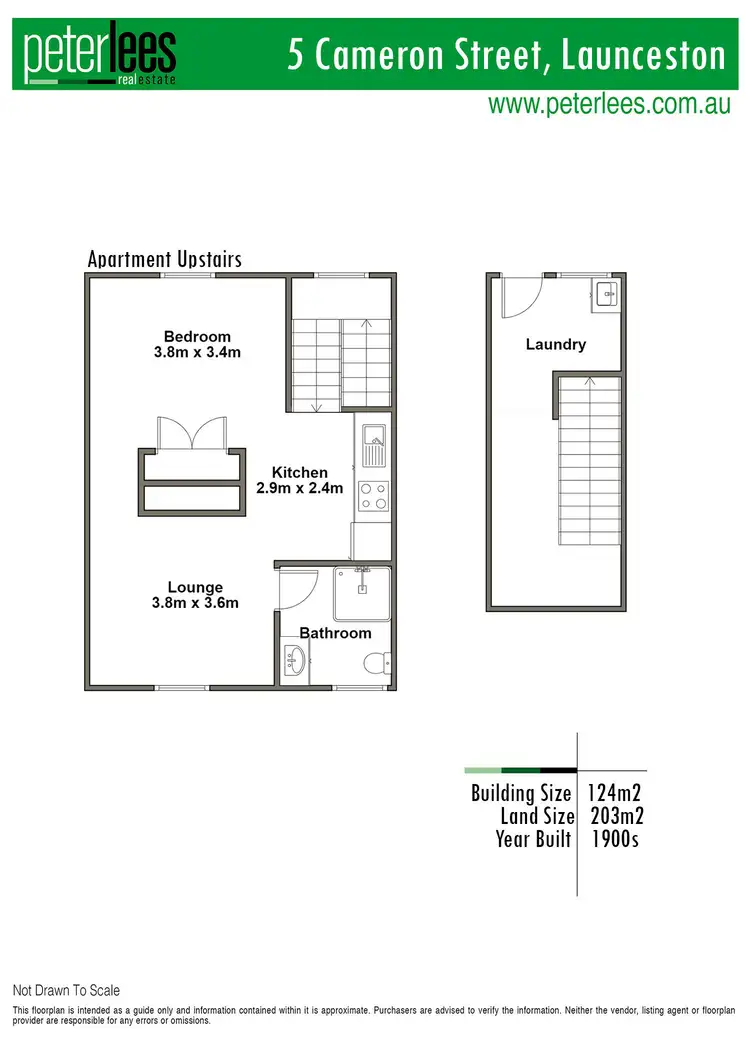 Floorplan of Homely unit listing, 5 Cameron Street, Launceston TAS 7250