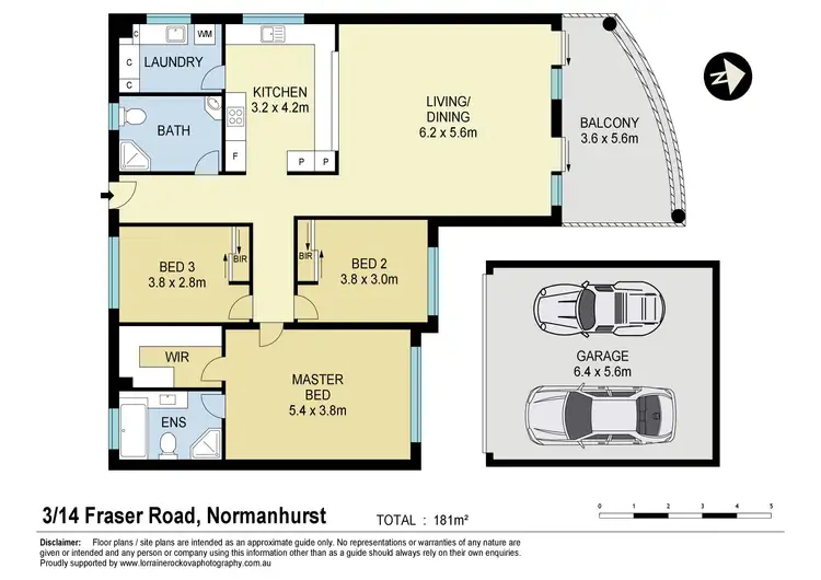Floorplan of Homely unit listing, 3/14 Fraser Road, Normanhurst NSW 2076