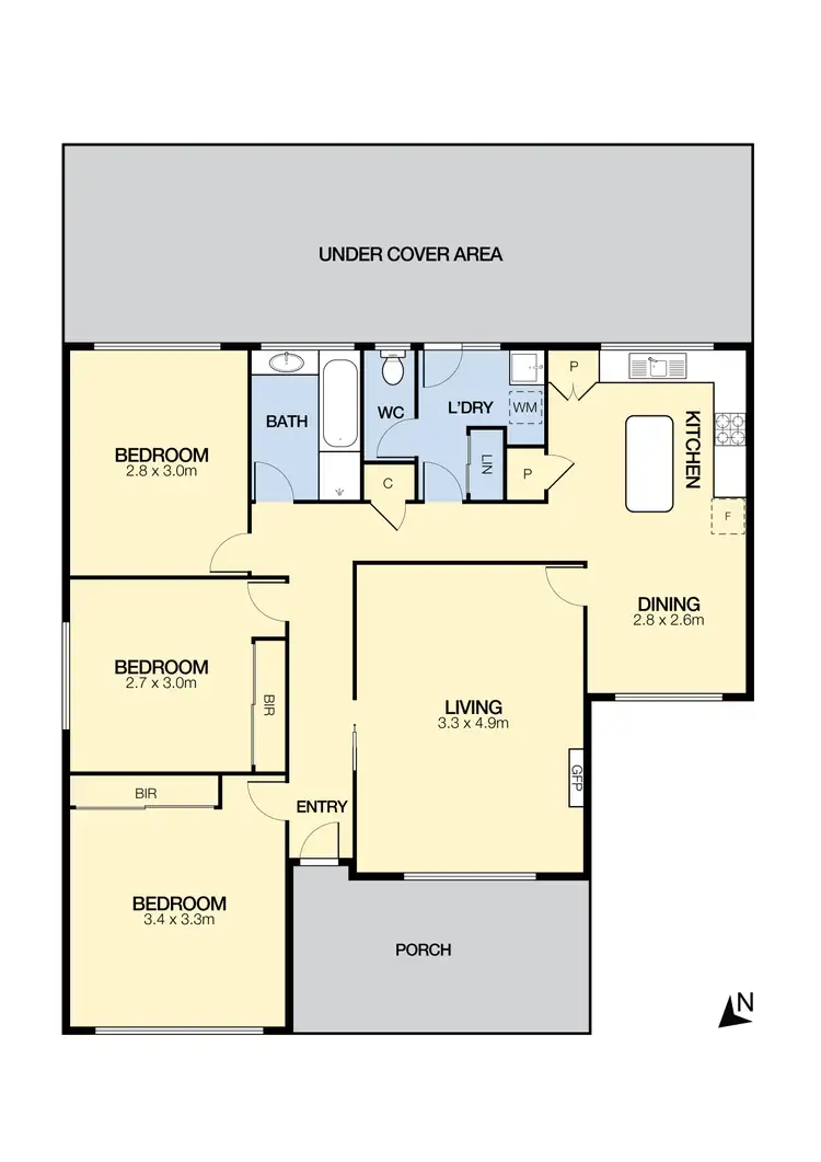 Floorplan of Homely house listing, 4 Pinoak Street, St Albans VIC 3021