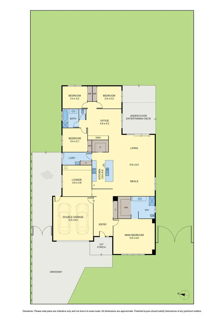 Floorplan of Homely house listing, 5 Lauder Place, Romsey VIC 3434