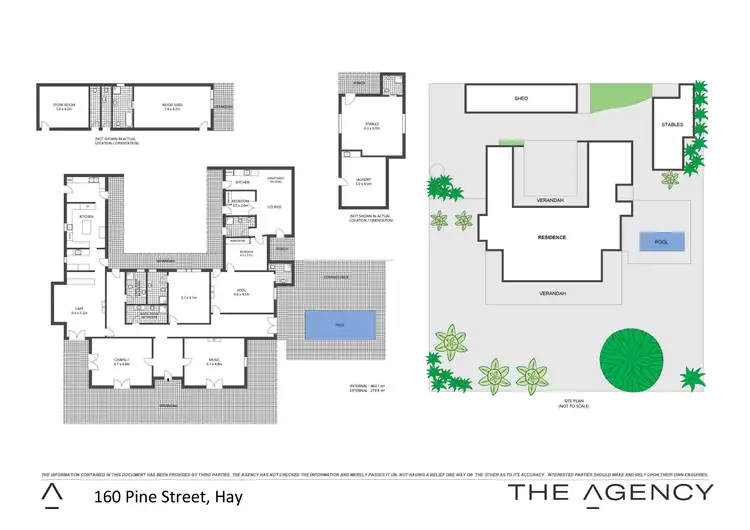 Floorplan of Homely house listing, 160 Pine Street, Hay NSW 2711