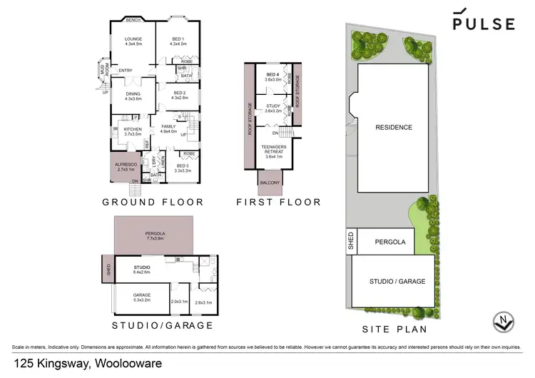 Floorplan of Homely house listing, 125 Kingsway (entrance via Swan Street), Woolooware NSW 2230