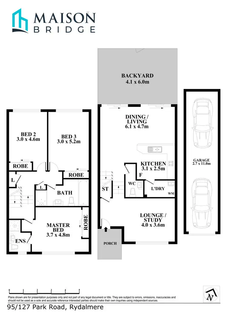 Floorplan of Homely townhouse listing, 95/127 Park Road, Rydalmere NSW 2116