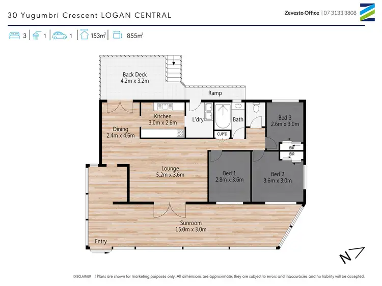 Floorplan of Homely house listing, 30 Yugumbri Crescent, Logan Central QLD 4114