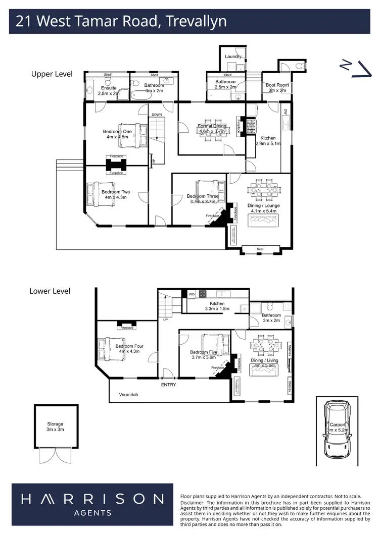 Floorplan of Homely house listing, 21 West Tamar Road, Trevallyn TAS 7250