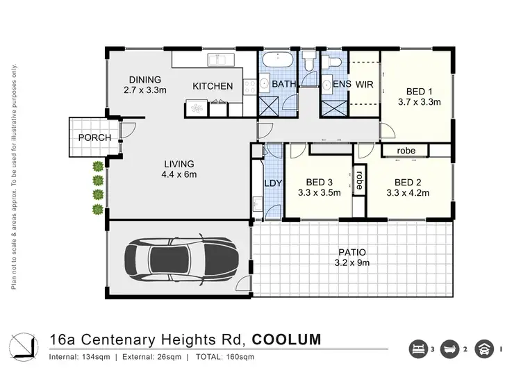 Floorplan of Homely house listing, 16A Centenary Heights Road, Coolum Beach QLD 4573