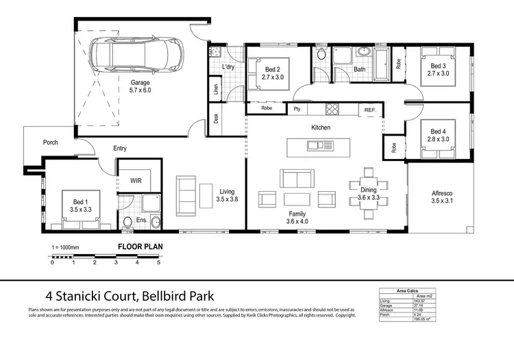 Floorplan of Homely house listing, 4 Stanicki Circuit, Bellbird Park QLD 4300