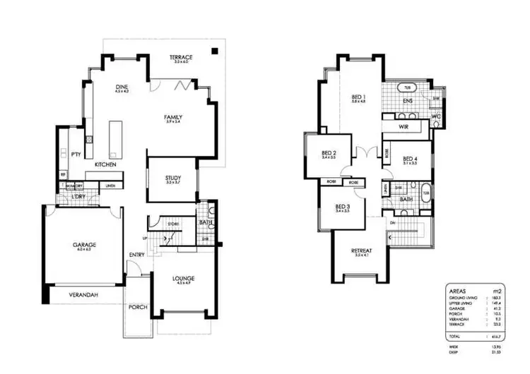 Floorplan of Homely house listing, 46 Waterford Circuit, Northgate SA 5085