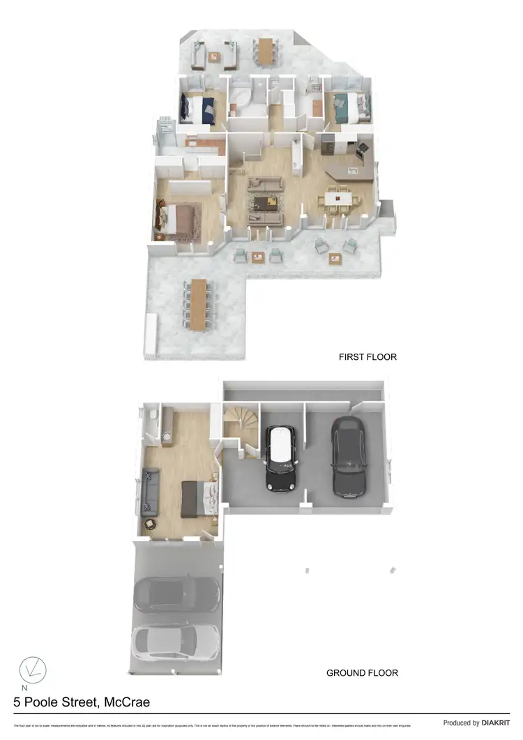 Floorplan of Homely house listing, 5 Poole Street, Mccrae VIC 3938