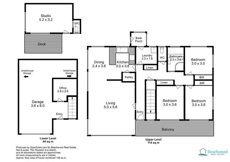 Floorplan of Homely house listing, 31 Lyons Avenue, Miandetta TAS 7310