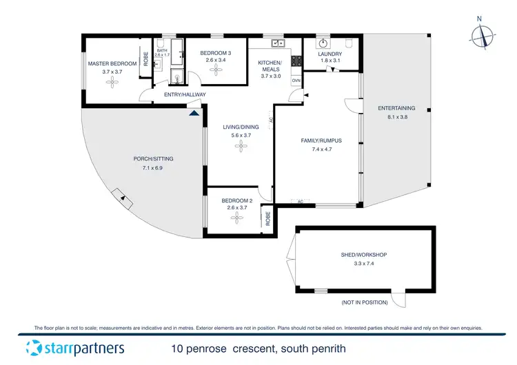 Floorplan of Homely house listing, 10 Penrose Crescent, South Penrith NSW 2750