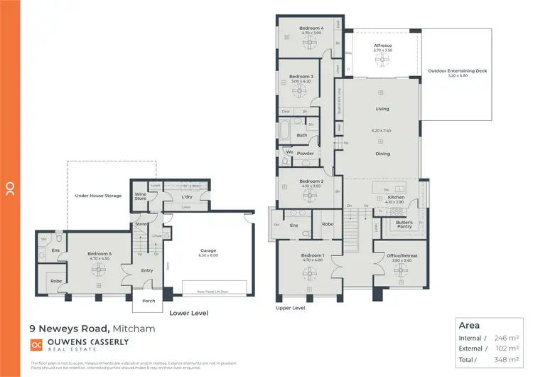Floorplan of Homely house listing, 9 Neweys Road, Mitcham SA 5062
