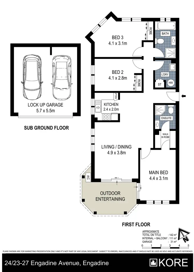 Floorplan of Homely unit listing, 24/23-27 Engadine Avenue, Engadine NSW 2233