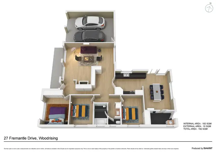 Floorplan of Homely house listing, 27 Fremantle Drive, Woodrising NSW 2284
