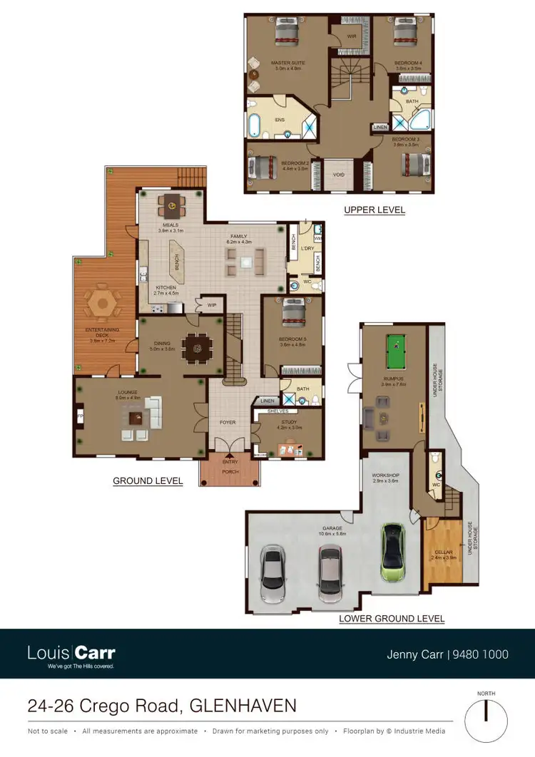 Floorplan of Homely house listing, 24 - 26 Crego Road, Glenhaven NSW 2156