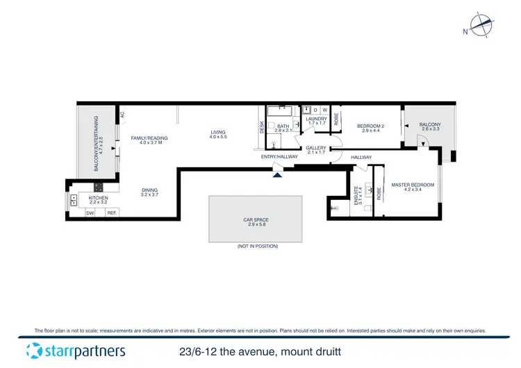 Floorplan of Homely unit listing, 23/6-12 The Avenue, Mount Druitt NSW 2770