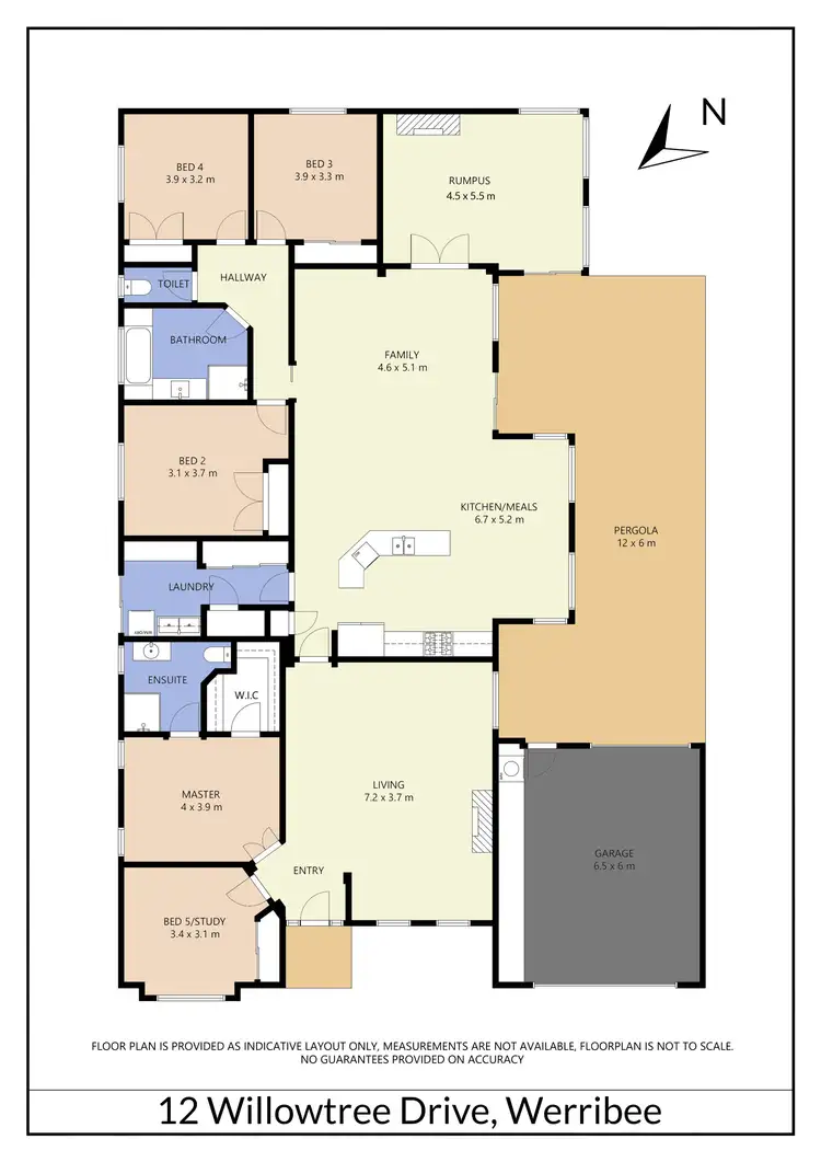 Floorplan of Homely house listing, 12 Willowtree Drive, Werribee VIC 3030