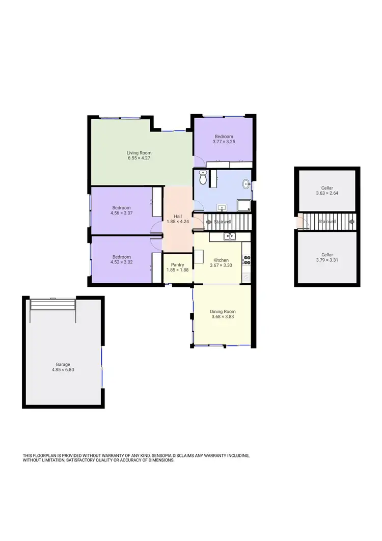 Floorplan of Homely house listing, 1 Clover Avenue, Wodonga VIC 3690