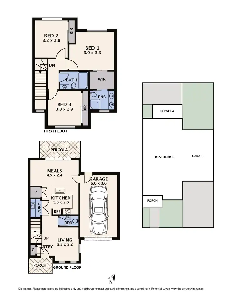Floorplan of Homely townhouse listing, 47A Whitelaw Street, Reservoir VIC 3073