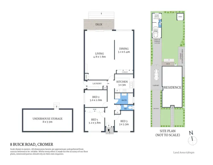 Floorplan of Homely house listing, 8 Buick Road, Cromer NSW 2099