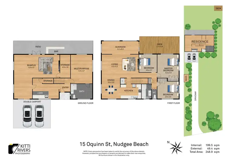 Floorplan of Homely house listing, 15 O'Quinn Street, Nudgee Beach QLD 4014