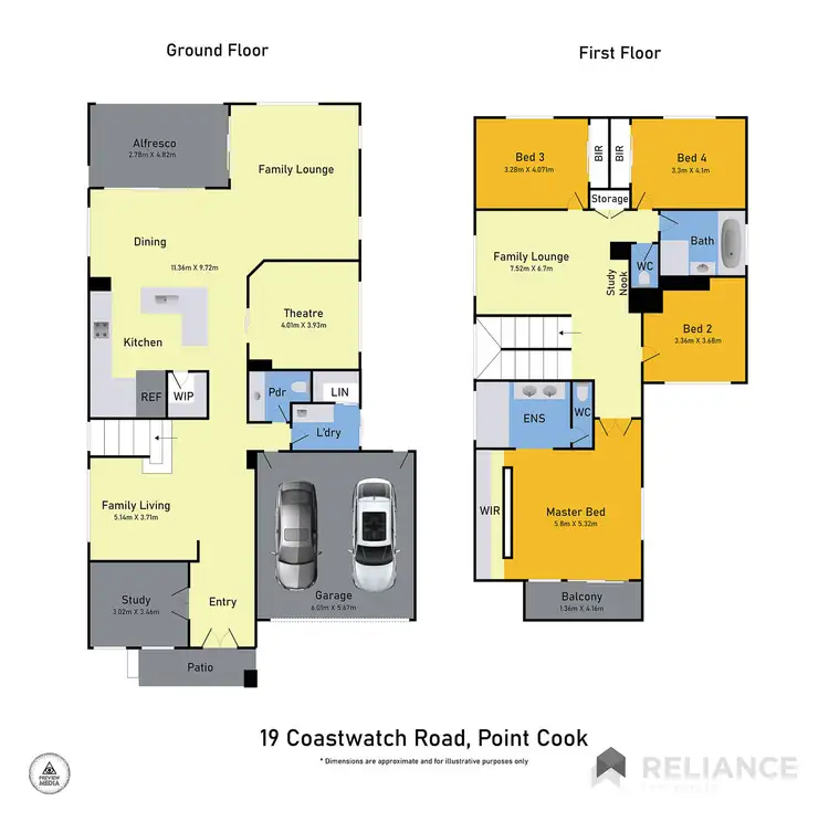 Floorplan of Homely house listing, 19 Coastwatch Road, Point Cook VIC 3030